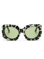 Marni Eyewear lunettes de soleil carrées Jellyfish Lake - Blanc - thumbnail