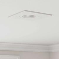 VidaXL Spotje 6 pcs wit 9 x 9 x 2 cm aluminium