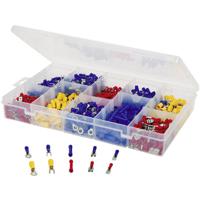 TRU COMPONENTS 731306 Assortiment kabelschoenen 0.50 mm² - 2.50 mm² Blauw, Geel, Rood 1000 stuk(s) - thumbnail