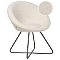 Beliani - FLOBY II - Fauteuil - Crème - Bouclé