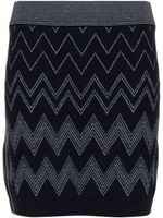 Missoni minijupe à motif zigzag - Bleu