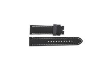 Horlogeband Burberry BBY1100 Leder Zwart 22mm