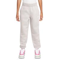 Nike Sportswear Club Fleece Joggingbroek Kids Grijs Wit Nike Sportswear Club Fleece Joggingbroek Kids Grijs Wit