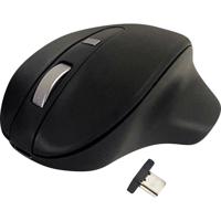 Matias M20DCBB Ergonomische muis Draadloos Optisch Zwart 4 Toetsen 1000 dpi, 1600 dpi Ergonomisch