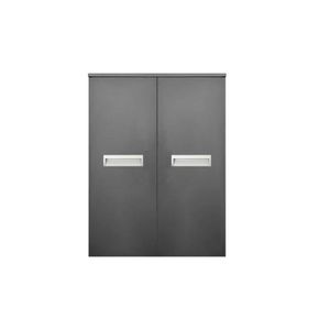 Kolomkast Sanicare Q2/Q3/Q8 2-Deurs Soft-Closing Alu Greep 90x67x32 cm Schots-Eiken Sanicare