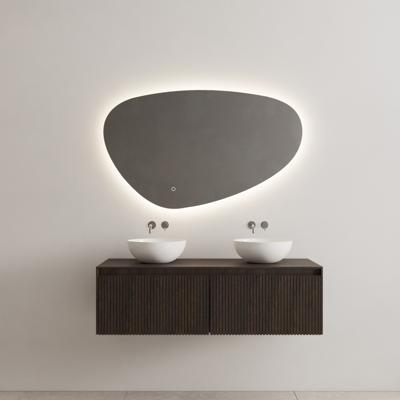 Onderkast Gliss Design Timotheus 140 cm 2 Lades Incl Topplaat Charcoal Gliss Design