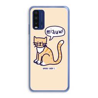Miauw: Xiaomi Redmi 9T Transparant Hoesje