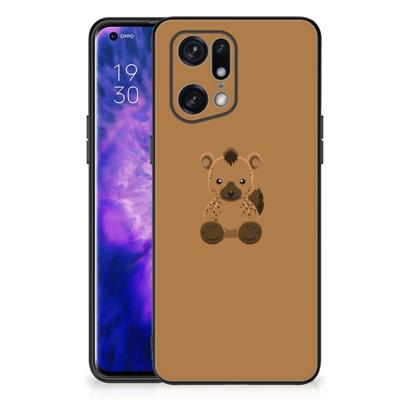 OPPO Find X5 Pro Hoesje Baby Hyena