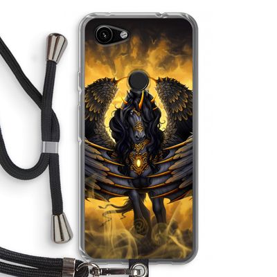 Pegasus: Pixel 3a Transparant Hoesje met koord