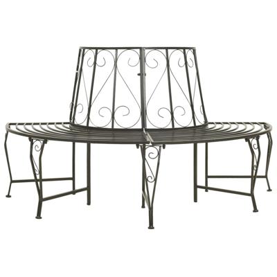 Boombank halfrond 160 cm staal