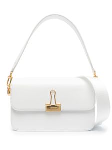 Off-White sac porté épaule Binder - Blanc