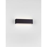 Lyora Strakke wandlampAllure zwart 26cm - 9136456