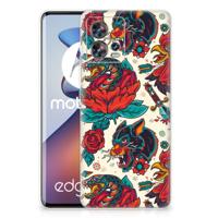 Siliconen Hoesje met foto voor Motorola Edge 30 Fusion Old Skool