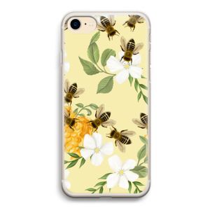 No flowers without bees: iPhone 7 Transparant Hoesje