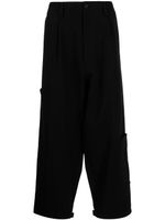 Yohji Yamamoto pantalon sarouel ample - Vert - thumbnail