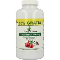 Livinggreens Cranberry D-mannose voordeelverpakking