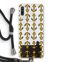 Musketon Anchor: Samsung Galaxy A70 Transparant Hoesje met koord