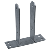 Waelbers U-pergolasteun op plaat 71mm, thermisch verzinkt (FV) - 1 Stuk(s) - 429303.99