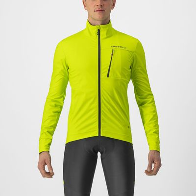Castelli GO fietsjack groen/geel heren XL