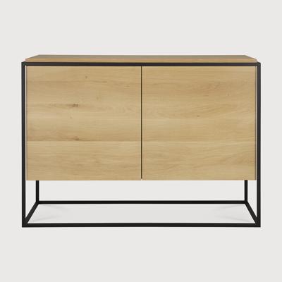 Ethnicraft Dressoir 'Monolit' Geolied Eikenhout, 110cm, kleur Naturel