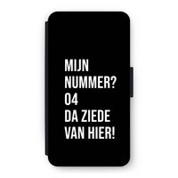 Da ziede van hier - Zwart: iPhone 11 Pro Flip Hoesje