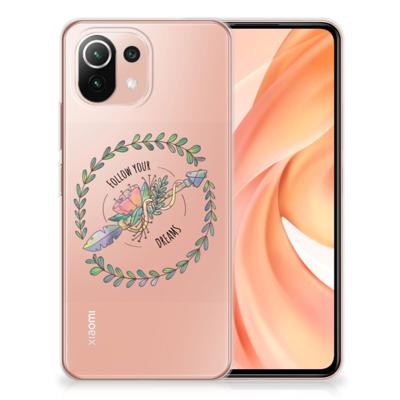 Xiaomi Mi 11 Lite | 11 Lite 5G NE Telefoonhoesje met Naam Boho Dreams Xiaomi Mi 11 Lite | 11 Lite 5G NE Telefoonhoesje met Naam Boho Dreams