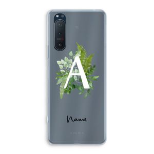 Green Brush: Sony Xperia 5 II Transparant Hoesje