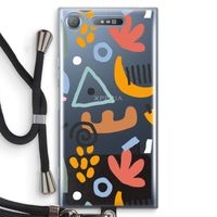 Abstract: Sony Xperia XZ1 Transparant Hoesje met koord