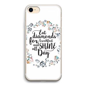 Diamonds: iPhone 7 Transparant Hoesje