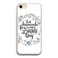 Diamonds: iPhone 7 Transparant Hoesje