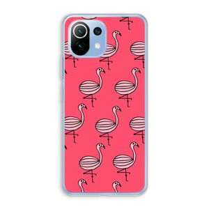 Flamingo: Xiaomi Mi 11 Lite Transparant Hoesje