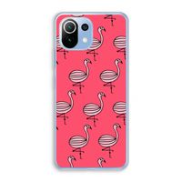 Flamingo: Xiaomi Mi 11 Lite Transparant Hoesje