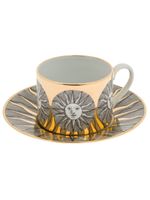 Fornasetti coupe et tasse imprimées - Gris - thumbnail