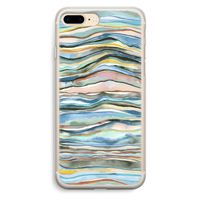 Watercolor Agate: iPhone 7 Plus Transparant Hoesje