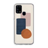Geo #3: Samsung Galaxy M31 Transparant Hoesje