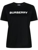 Burberry t-shirt en coton à logo imprimé - Noir - thumbnail