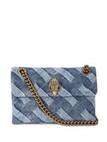 Kurt Geiger London mini sac porté épaule Kensington en jean - Bleu - thumbnail