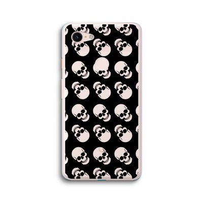 Musketon Skulls: Google Pixel 3 XL Transparant Hoesje