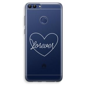 Forever heart pastel: Huawei P Smart (2018) Transparant Hoesje
