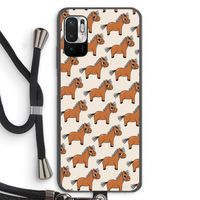 Pony: Xiaomi Redmi Note 10 5G Transparant Hoesje met koord