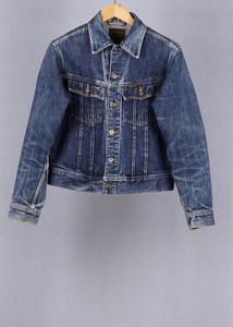 G-Star Blue vintage denim jacket in size S for Unisex