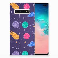 Samsung Galaxy S10 Plus Silicone Back Cover Space - thumbnail