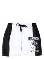 Moschino slip de bain à lien de resserrage - Noir