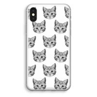 Kitten: iPhone X Transparant Hoesje