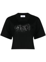 Off-White t-shirt en coton à logo imprimé - Noir