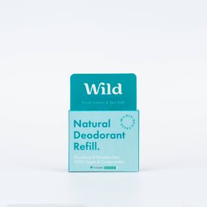 Wild Fresh Cotton & Sea Salt Deodorant Refill 40g