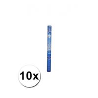 10 confetti shooters blauw 60 cm - thumbnail