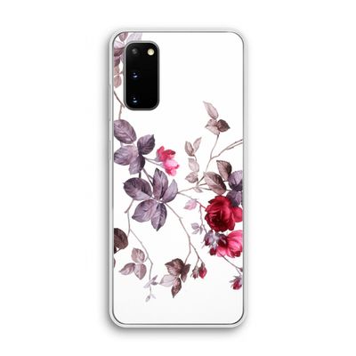 Mooie bloemen: Samsung Galaxy S20 Transparant Hoesje