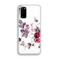 Mooie bloemen: Samsung Galaxy S20 Transparant Hoesje