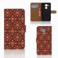 Huawei Nova Plus Telefoon Hoesje Batik Brown - thumbnail